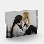 Bloc Photo Custom Mom Established Modern Script (Gauche)