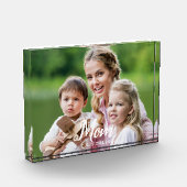 Bloc Photo Custom Mom Established Modern Script  (Gauche)