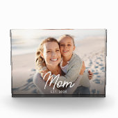 Bloc Photo Custom Mom Established Modern Script (Devant)