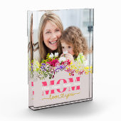 Bloc Photo Custom Mother's Day I Photo & Personal Message (Gauche)