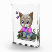 Bloc Photo Cute Kitty Chat et Papillon (Droite)