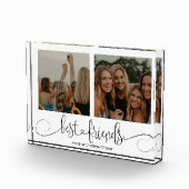 Bloc Photo Cute Modern Best Friends Forever Photo Cadeau (Droite)