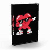 Bloc Photo Dabbing Coeur drôle Cadeaux Valentines Jour (Gauche)