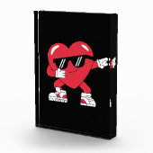 Bloc Photo Dabbing Coeur drôle Cadeaux Valentines Jour (Droite)