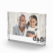 Bloc Photo Dad Established Photo Simple Father Picture Block (Droite)
