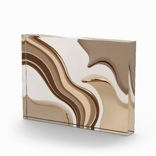 Bloc photo dans graphique abstrait design (Droite)