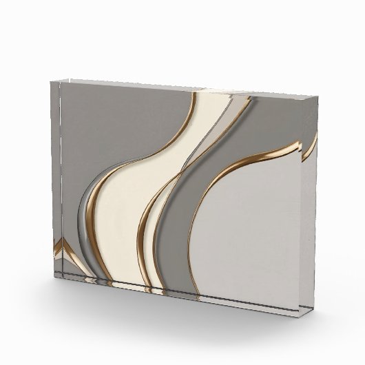 Bloc photo dans graphique abstrait design (Droite)