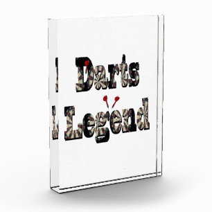 Bloc Photo Darts Legend Est Le Mot,