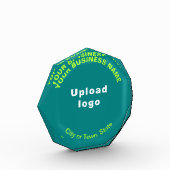 Bloc Photo de Forme Octogonale Vert Turquoise pour (Gauche)