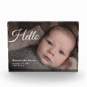 Bloc photo de la Faire-part de naissance photo pou (Devant)
