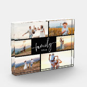 Bloc photo de la famille noire et blanche (Gauche)