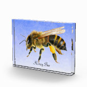 Bloc photo de la peinture à l'aquarelle de l'abeil (Droite)