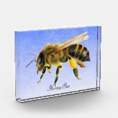 Bloc photo de la peinture à l'aquarelle de l'abeil (Gauche)