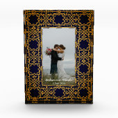 Bloc photo de la trame de noeud celtique Golden Wo (Devant)