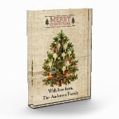 Bloc photo de l'arbre de Noël victorien (Gauche)