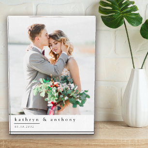 Bloc photo de mariage moderne