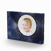 Bloc photo de Noël de Noël de la Marine Gold (Droite)