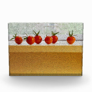 Bloc photo de petites tomates