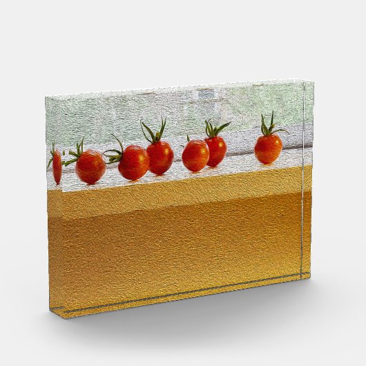Bloc photo de petites tomates (Gauche)