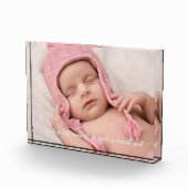 Bloc photo de photo personnalisée minimale et de t (Droite)