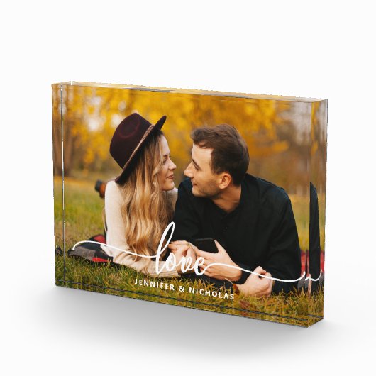 Bloc photo de script d'amour personnalisé (Droite)