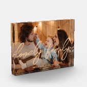 Bloc photo de script personnalisé de la famille mo (Gauche)