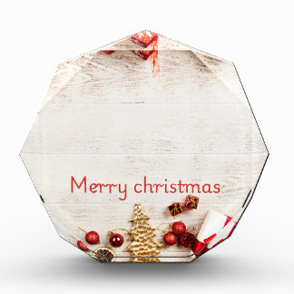 Bloc Photo Décoration rustique de Noël pour les Fêtes