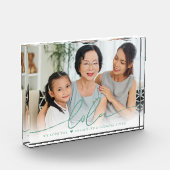 Bloc Photo Découpe de script Lola | We Love You Photo Block (Gauche)