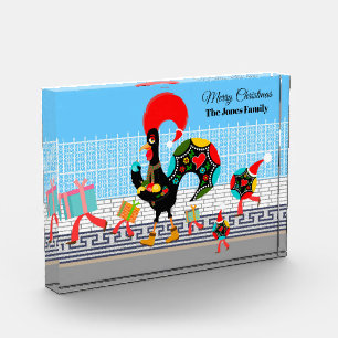 Bloc Photo Défilé portugais de cadeaux de coq et de Baubles