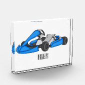 Bloc Photo dessin animé de Kart racing (Gauche)