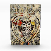 Bloc Photo Dessin de hibou (Devant)