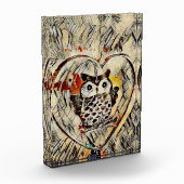 Bloc Photo Dessin de hibou (Gauche)