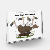 Bloc Photo Dessin de l'humour vautours drôle (Gauche)