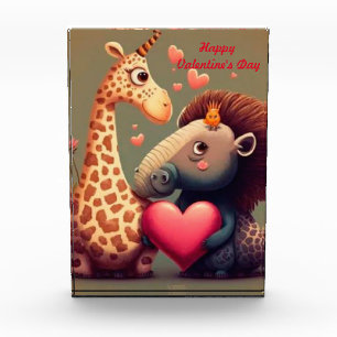 Bloc Photo Dessin de Saint Valentin sur mesure