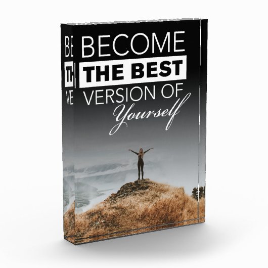 Bloc Photo Devenez la meilleure version de vous-même (Gauche)