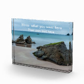 Bloc Photo Devis personnalisé Écrivez votre texte ici (Droite)