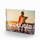 Bloc Photo Diplômé 20XX Rétro Cool Simple Année de fin d'étud (Droite)