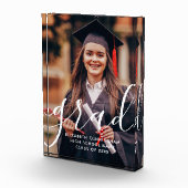 Bloc Photo Diplômé Simple Script Moderne Photo Classique (Droite)