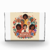 Bloc Photo Diverses femmes célèbrent le mois de l'histoire de (Devant)