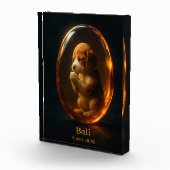 Bloc Photo Dog Memorial Photo Block - Beagle  (Droite)