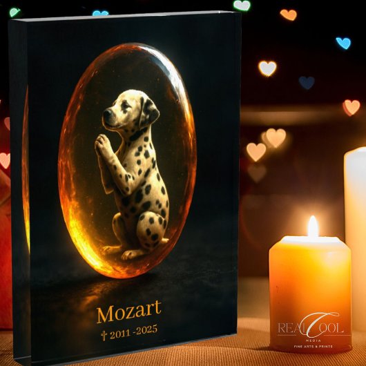 Bloc Photo Dog Memorial Photo Block - Dalmatian 