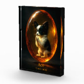 Bloc Photo Dog Memorial Photo Block - Papillon (Droite)