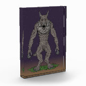 Bloc Photo Dogman Cryptid ou Werewolf (Gauche)