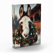 Bloc Photo Donkey Pinto de Noël (Gauche)