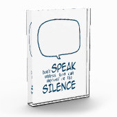 Bloc Photo Don't Speak (Gauche)