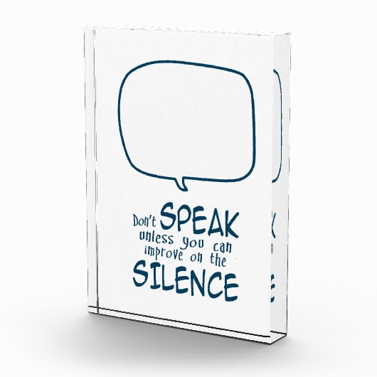 Bloc Photo Don't Speak (Droite)