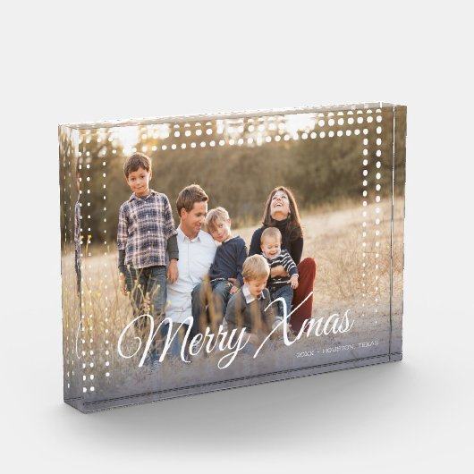 Bloc Photo Dot Frame Joyeux Noël (Gauche)