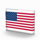 Bloc Photo Drapeau américain - États-Unis d'Amérique - Patrio (Droite)