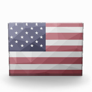 Bloc Photo Drapeau américain Rouge Blanc Bleu Amérique Mesh g