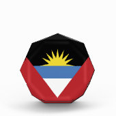 Bloc Photo Drapeau d'Antigua-et-Barbuda (Devant)